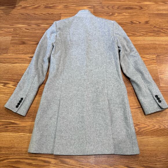 Veronica Beard gray dickey compatible Melange Wool Cashmere Blend coat size 4 - Picture 15 of 16